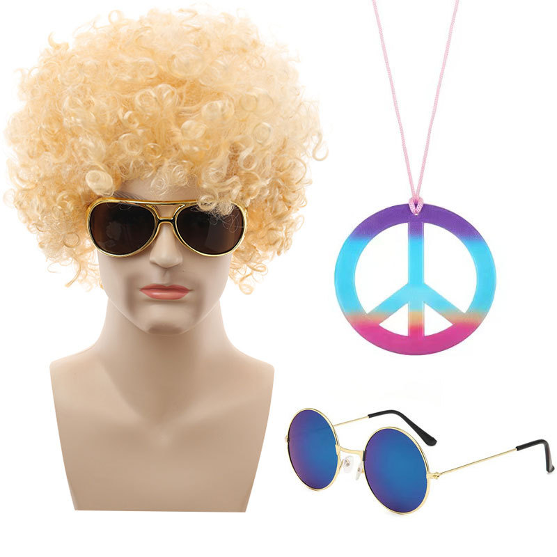 라이트 골든 팬 헤어 [블루 컬러 1]]