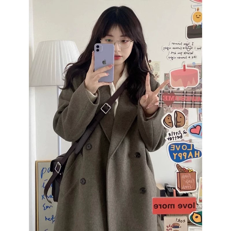 Деми-сезона Woolen Coat с утеплением из пуха для подростков, стиль высокого качества, несколько цветов и размеров