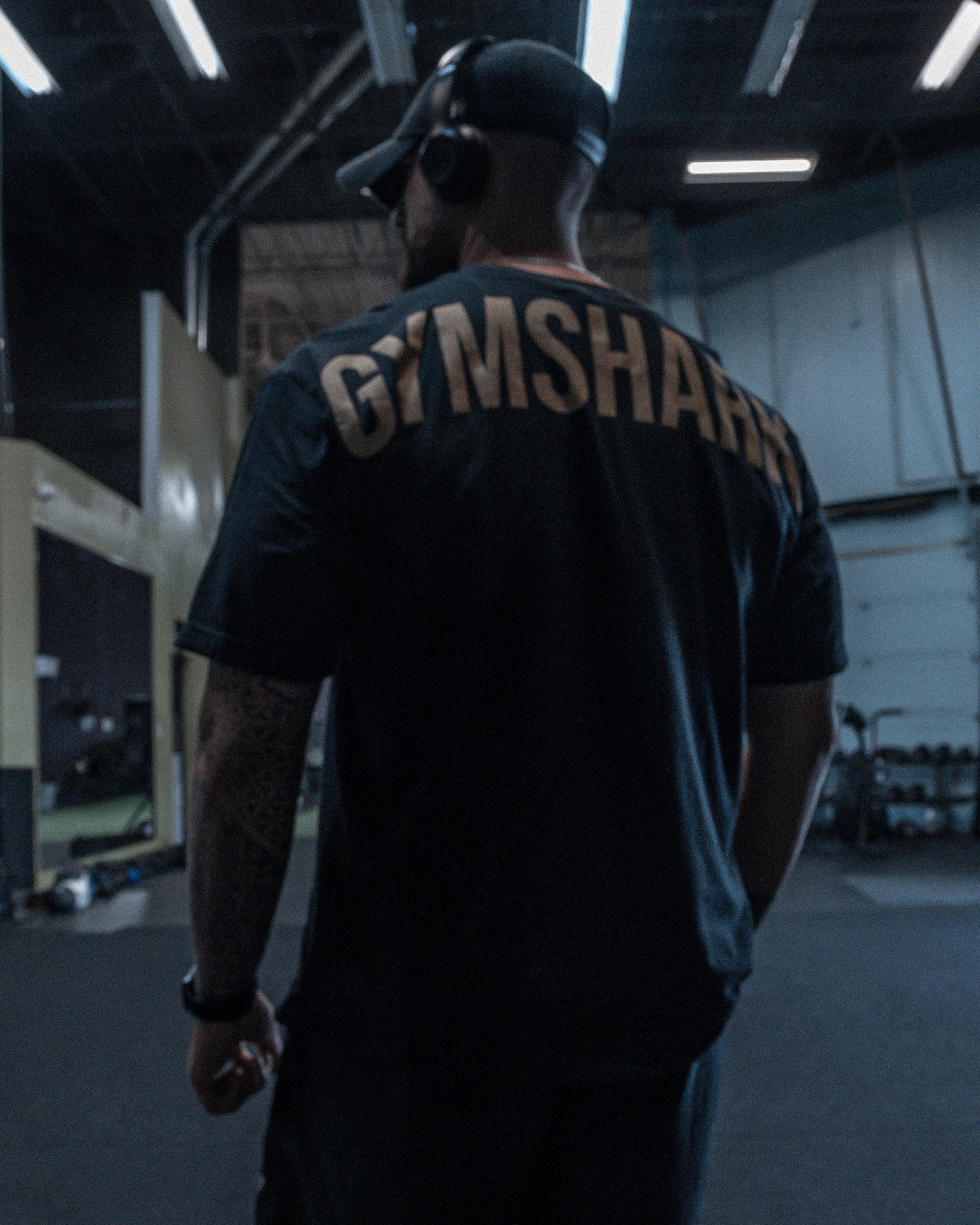 Gymshark Spartan T-shirt Back Logo Black