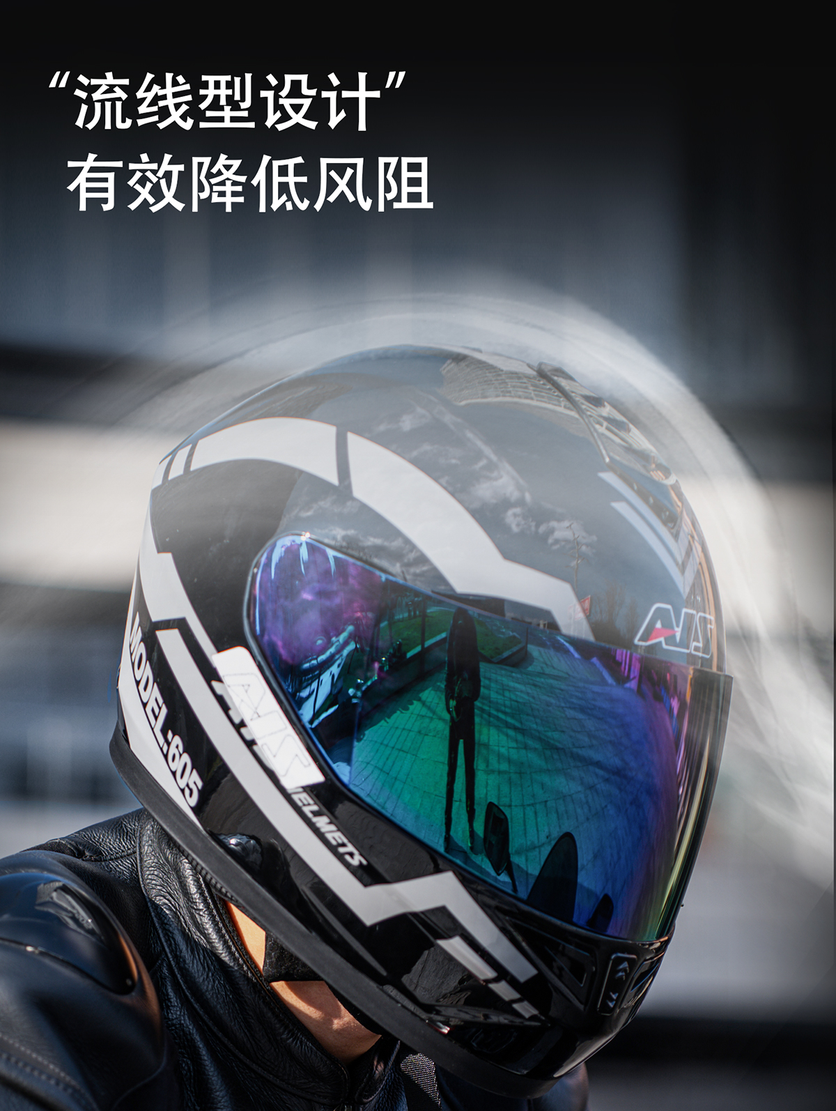 Motorcycle Helmet Full Face Winter Motorbike Helmet with Bluetooth