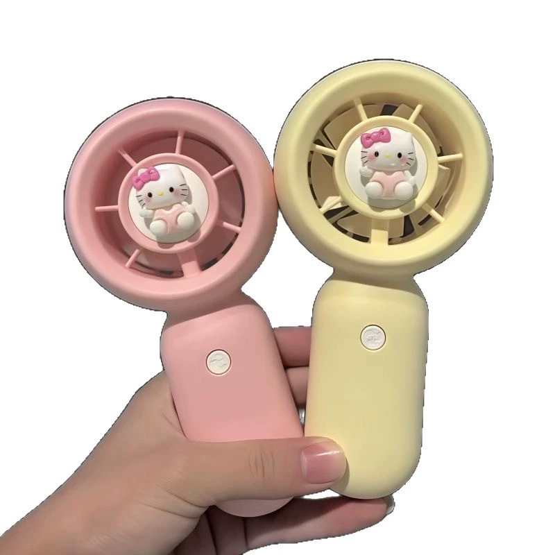 Портативный мини-вентилятор USB, складной, дизайн «киски», макарон, для студентов (0,05 кг)