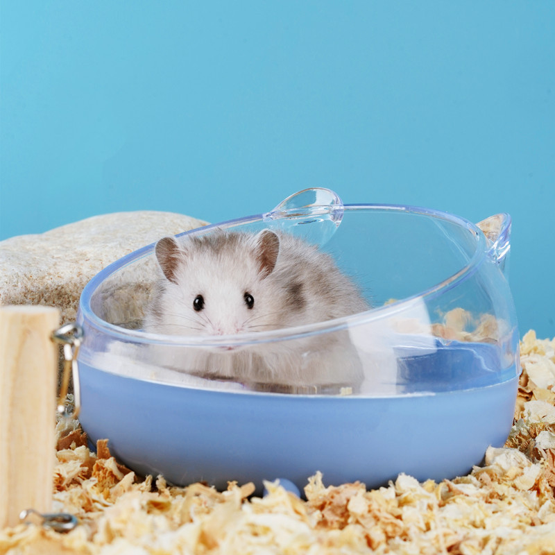 Hamster baño bañera bañera bañera de arena inodoro de doble uso oro oso bañera arena orina a prueba de salpicaduras un agente de pelo