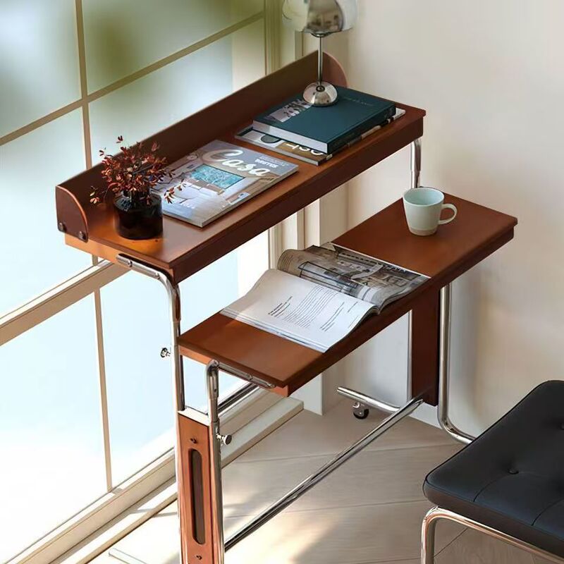 Adjustable Height Computer Desk, Narrow Office Desk, Solid Wood Vintage Bay Window Splicing Bedside Table, Bauhaus Mobile Workstation Adjustable Height Computer Desk, Narrow Office Desk, Solid Wood Vintage Bay Window Splicing Bedside Table, Bauhaus Mobile Workstation