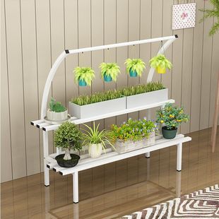 New Stainless Iron Flower Pot Rack Indoor and Outdoor Balcony Rack Floor-Standing Multi-Layer Anti-Corrosion Display Rack Household Zhao
