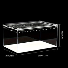 Q 76215 Transparent acrylic pet breeding box ͸���ǿ�������