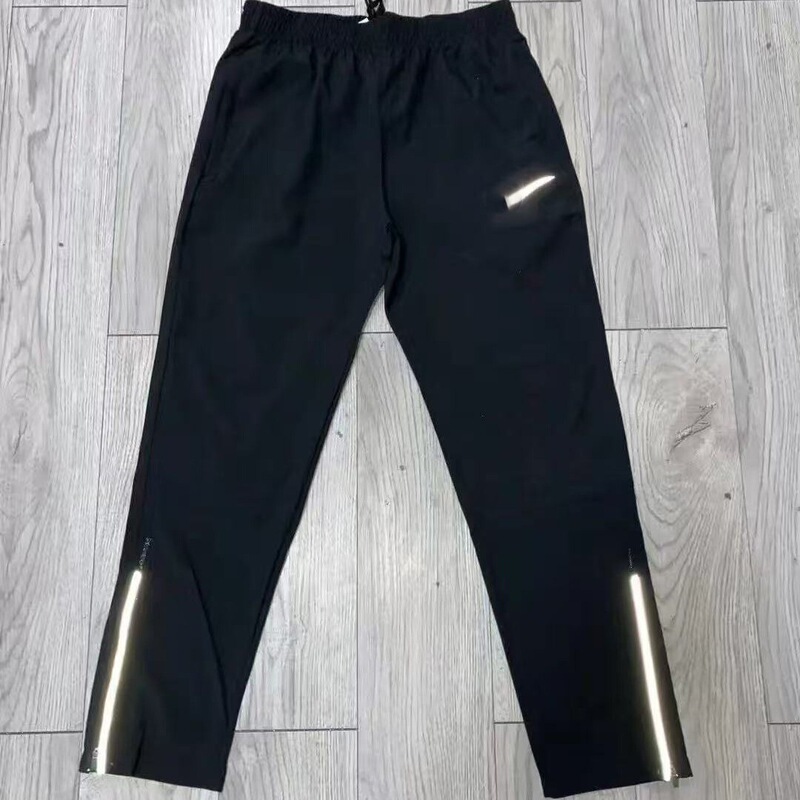 Cross-Border Woven Breathable Sports Pants for Athletes Like Su Bingtian, Featuring Reflective Quick-Dry Features Cross-Border Woven Breathable Sports Pants for Athletes Like Su Bingtian, Featuring Reflective Quick-Dry Features