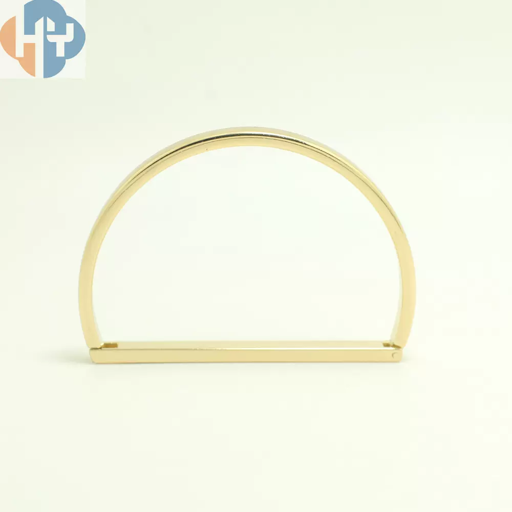 供应60mmD型合金活页扣 立式台历架款台历装订圈 金色D型扣扣环