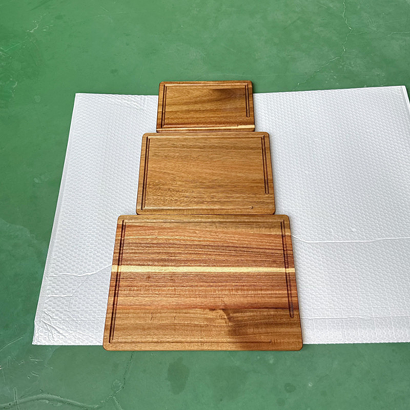 Acacia Wood Cutting Board Set, Household Solid Wood Kitchen Cutting Board, Thickeneded Chopping Board, Double-Sided Kneading Panel with Sink