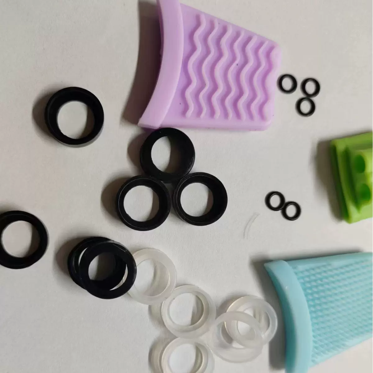 定制美容磨甲器硅胶轴承套O型圈铲皮刀硅胶套黑头铲硅胶保护套