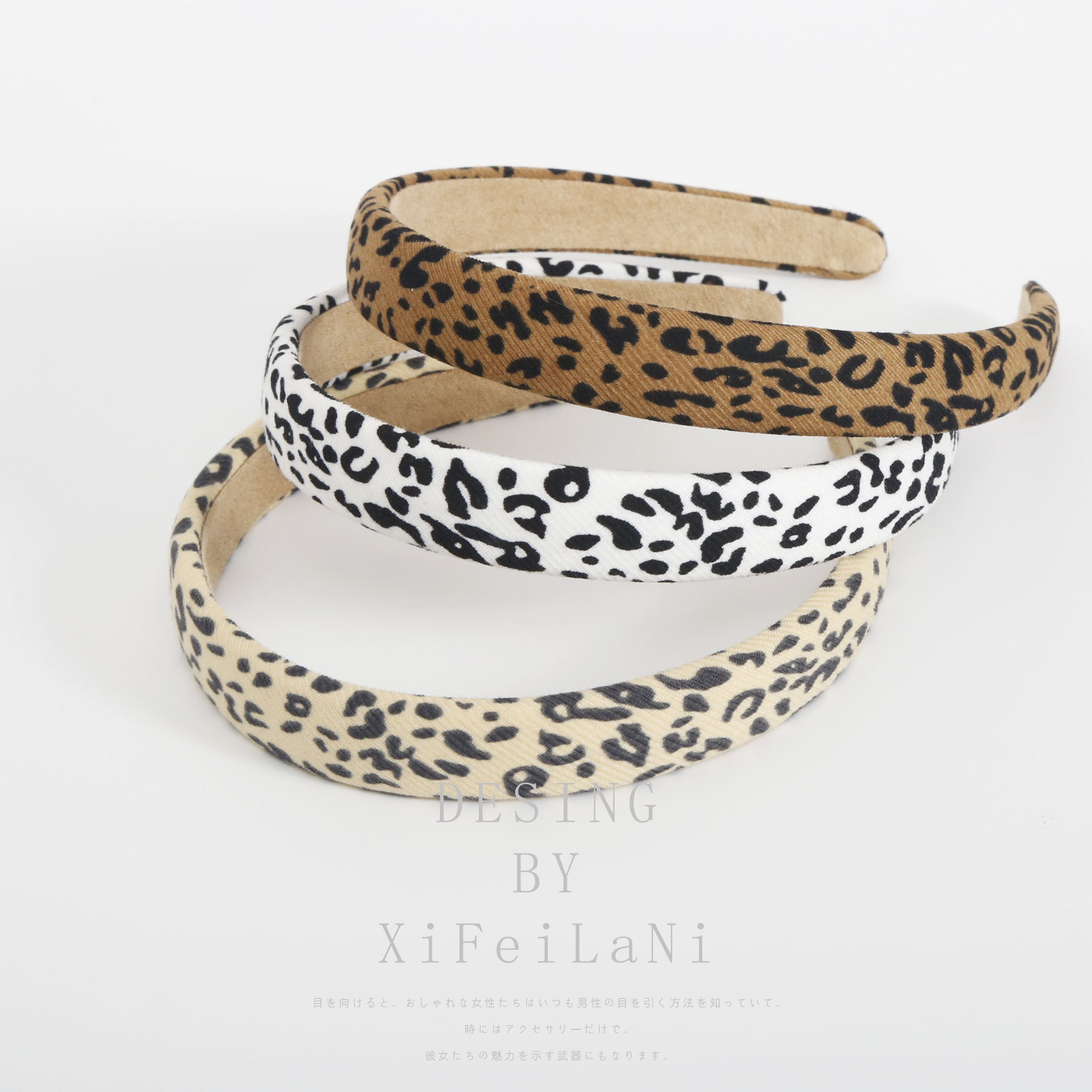 Korean-style new trendy Instagram hair tie striped outdoor fashionable hair accessory headband minimalist sweet student hair tie hair clip