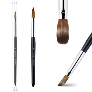 Nail Art Mink Hair Crystal Pen Carving Siberian Mink Hair Brush Kolinskynaibrush Brush Phototherapy Pen