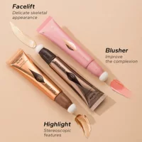 BEAUTY GLAZED Румяна жидкая ручка для восстановления хайлайкинга перламутровая тонкая вспышка матовый натуральный Осветляющий Макияж лица
