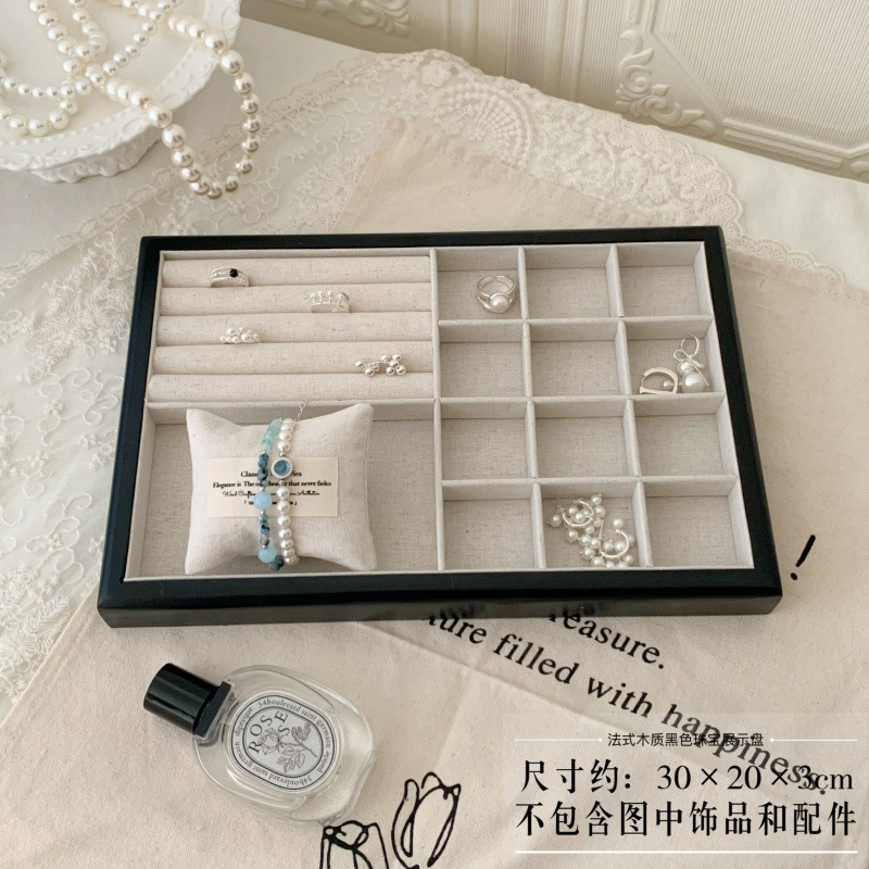 라벨이 있는 프렌치 린넨 종합 E 플레이트(무료 베개주머니 1개)