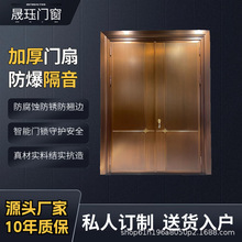 智能防盗门出租家用锌合金甲级10公分别墅门指纹密码大气进户门