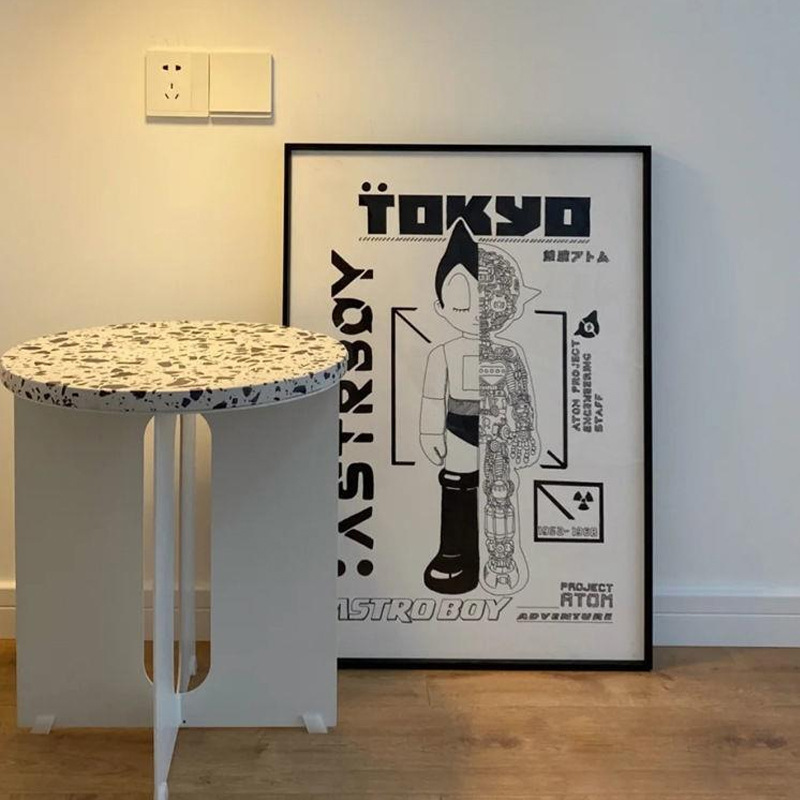 小紅書アトム装飾画寝室机児童室掛け画直播間ネット赤ミルクティー店装飾画