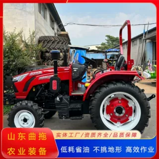 力王农装504水旱两用大棚果园田园旋耕犁地播种多用农用拖拉机