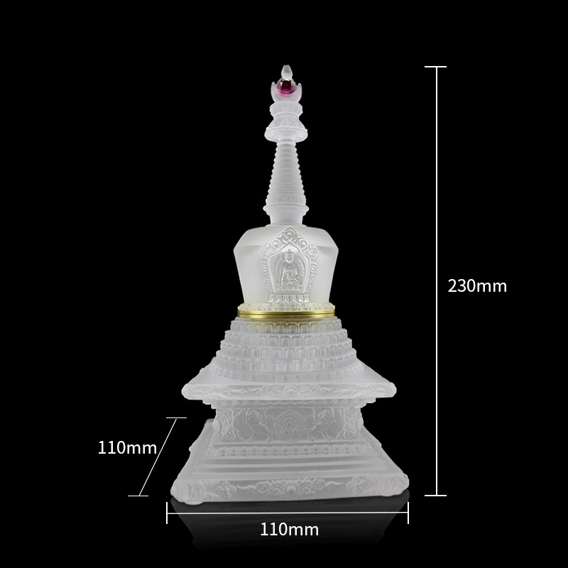 П Bodhipagoda тибетский храм паттерн восемь пагод наслаждаясь дзен настольные подарочные украшения