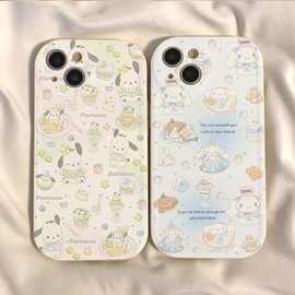 饼干kt猫适用一加15软壳苹果华为vivo/oppo/小米17荣耀全包手机壳