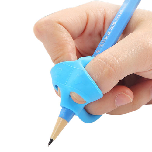 Children's pen grip corrector three-finger pen grip corrects writing posture for primary school students to grasp pen and hold pen artifact silicone