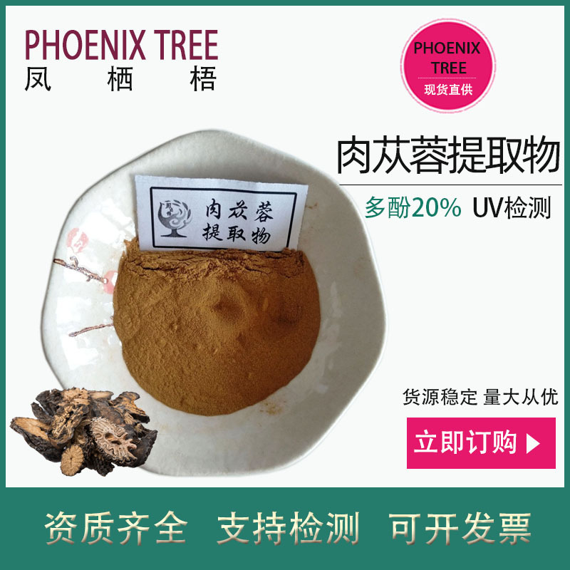 500g起订肉苁蓉多酚20% 天然肉苁蓉提取物 保健品原料肉苁蓉多酚