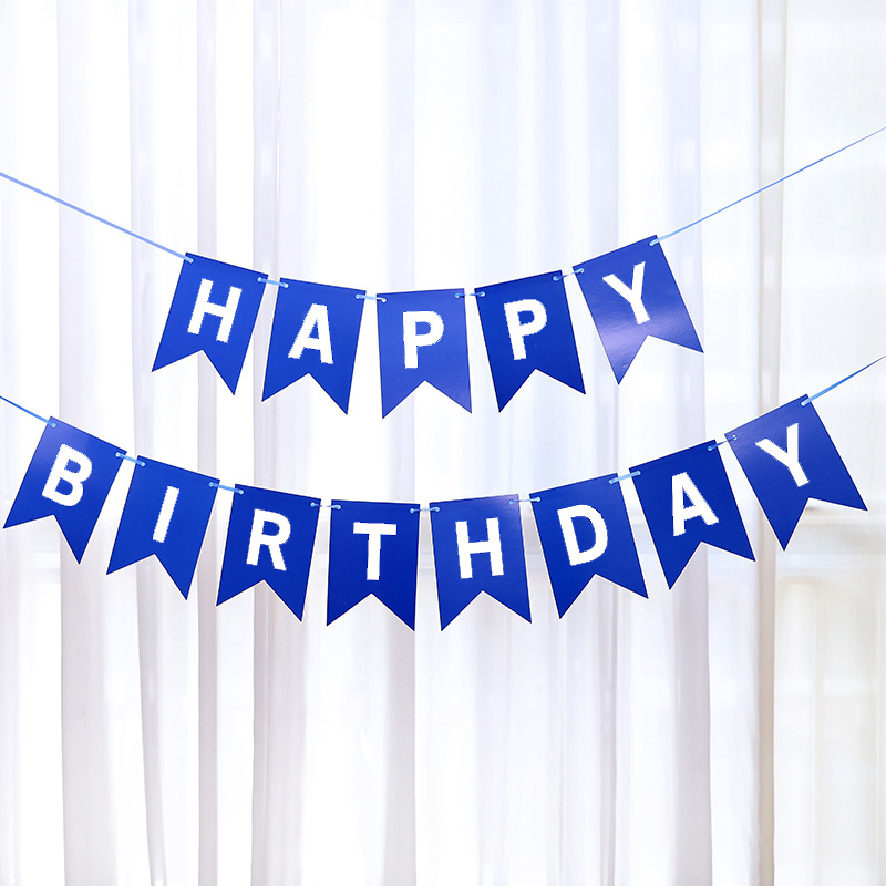 Guirnalda de Cumpleaños con Diseño de Cola de Pez en Dorado, Decoración para Fiestas de Cumpleaños, Banner de Feliz Cumpleaños, Artículos Esenciales para Fiestas de Cumpleaños