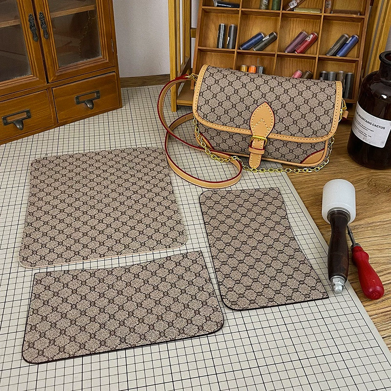 One‑shoulder bag base materials set, handmade, universal, neutral colors
