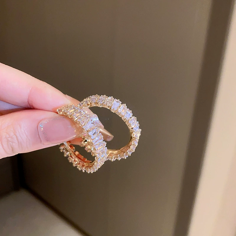 Серебряная игла, цирконы, модные универсальные серьги из жемчуга, стиль высокого качества, стиль «легкая роскошь», оптовая закупка