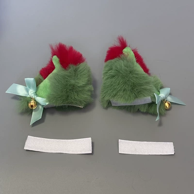 Full-Face Helmet Equipment Cat Ears – Motosiklet dəbilqələri - christmas-cat-ears-1-pair-green