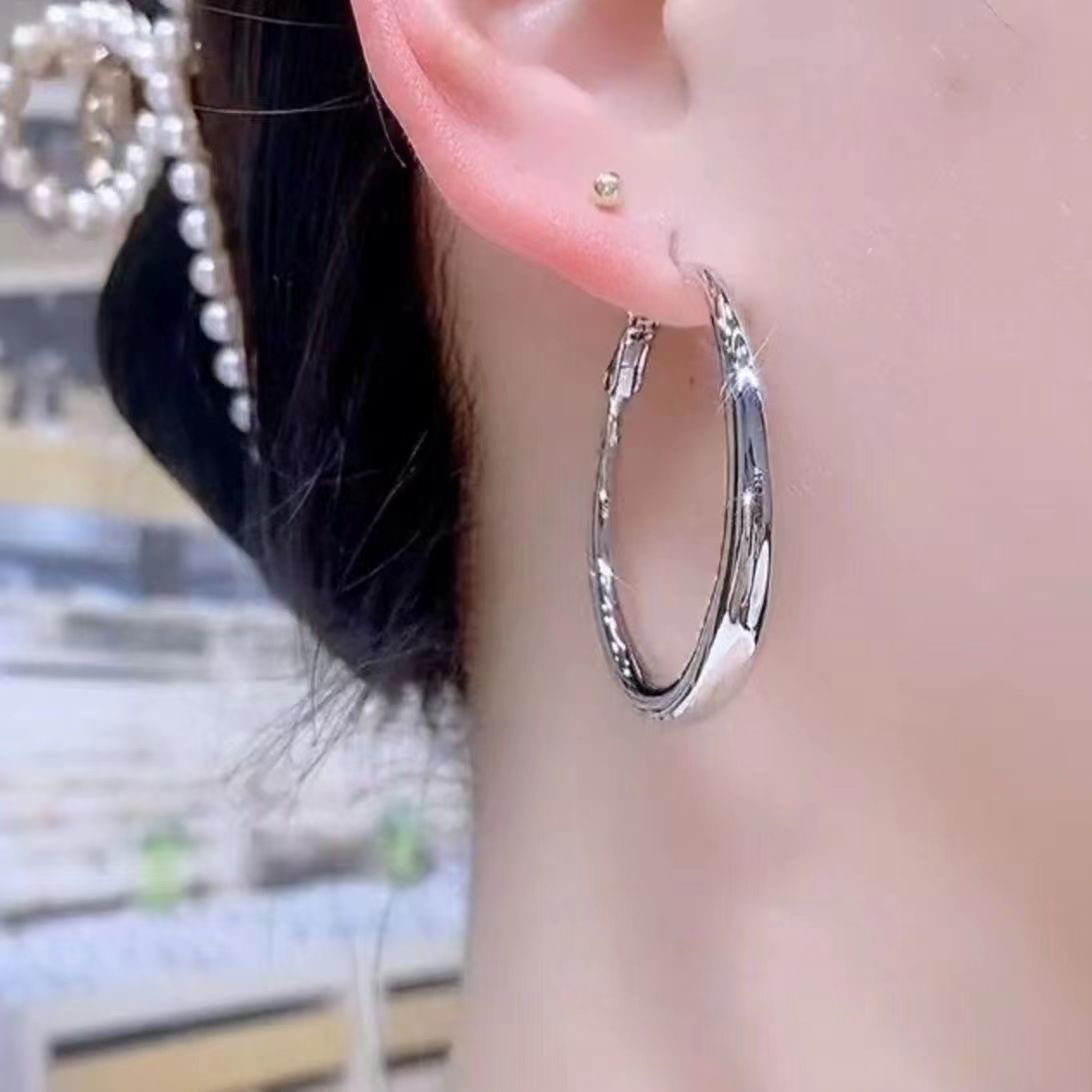 Glossy plain ring 3cm
