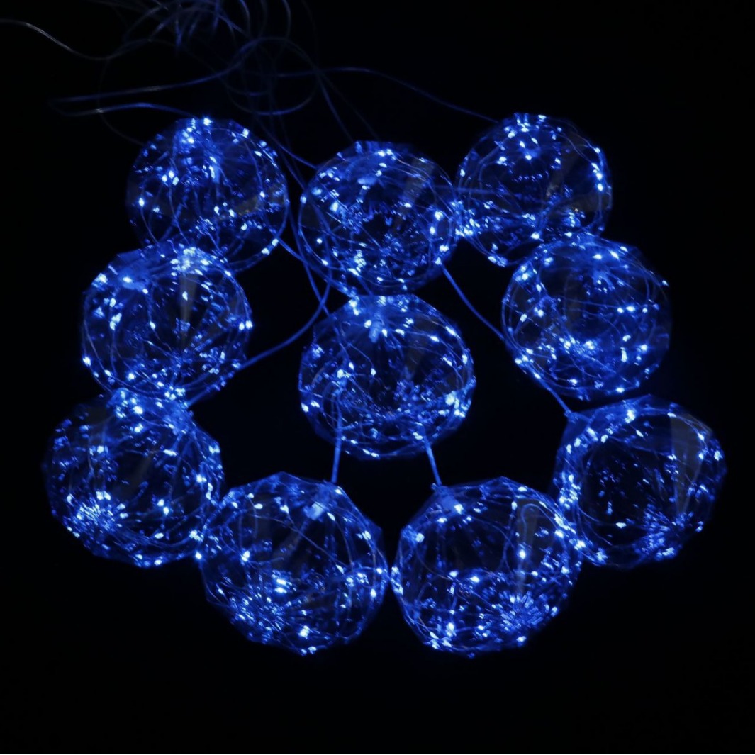 Lámpara de decoración de diez cabezas lámpara de diamante transparente boda centro comercial ventana de hotel colgar decoración lámpara led brillante iluminación