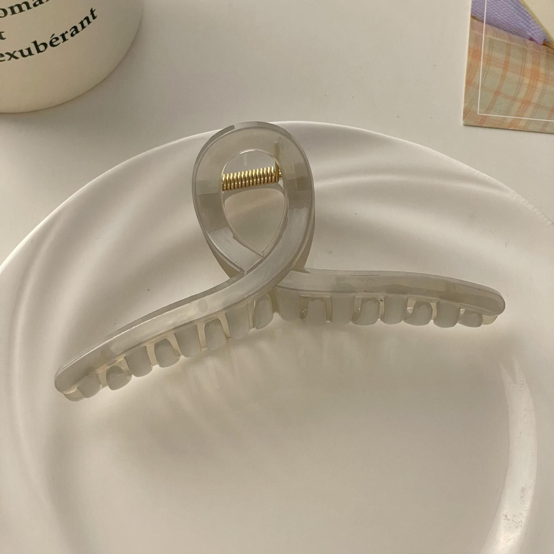 Pasador de Pelo Elegante Estilo Coreano, Pinza de Pelo Grande de Alta Gama, Nuevo Estilo 2025 para Peinados Recogidos, Pinza para Cabello Grueso.