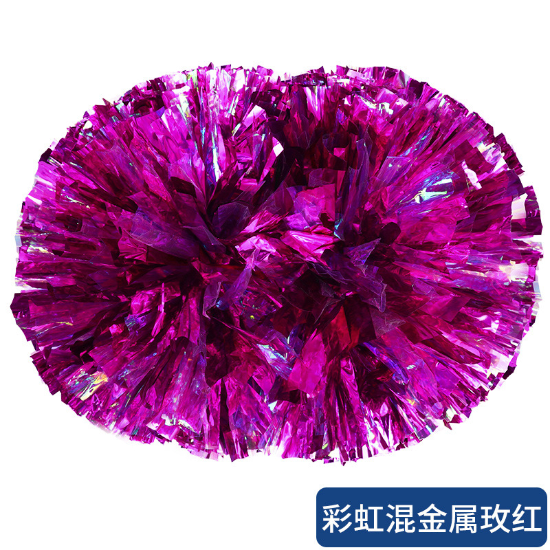 Porristas Bola de flores porristas mano flor mano sacudida flor danza rendimiento mano flor porristas flor bola de color rendimiento