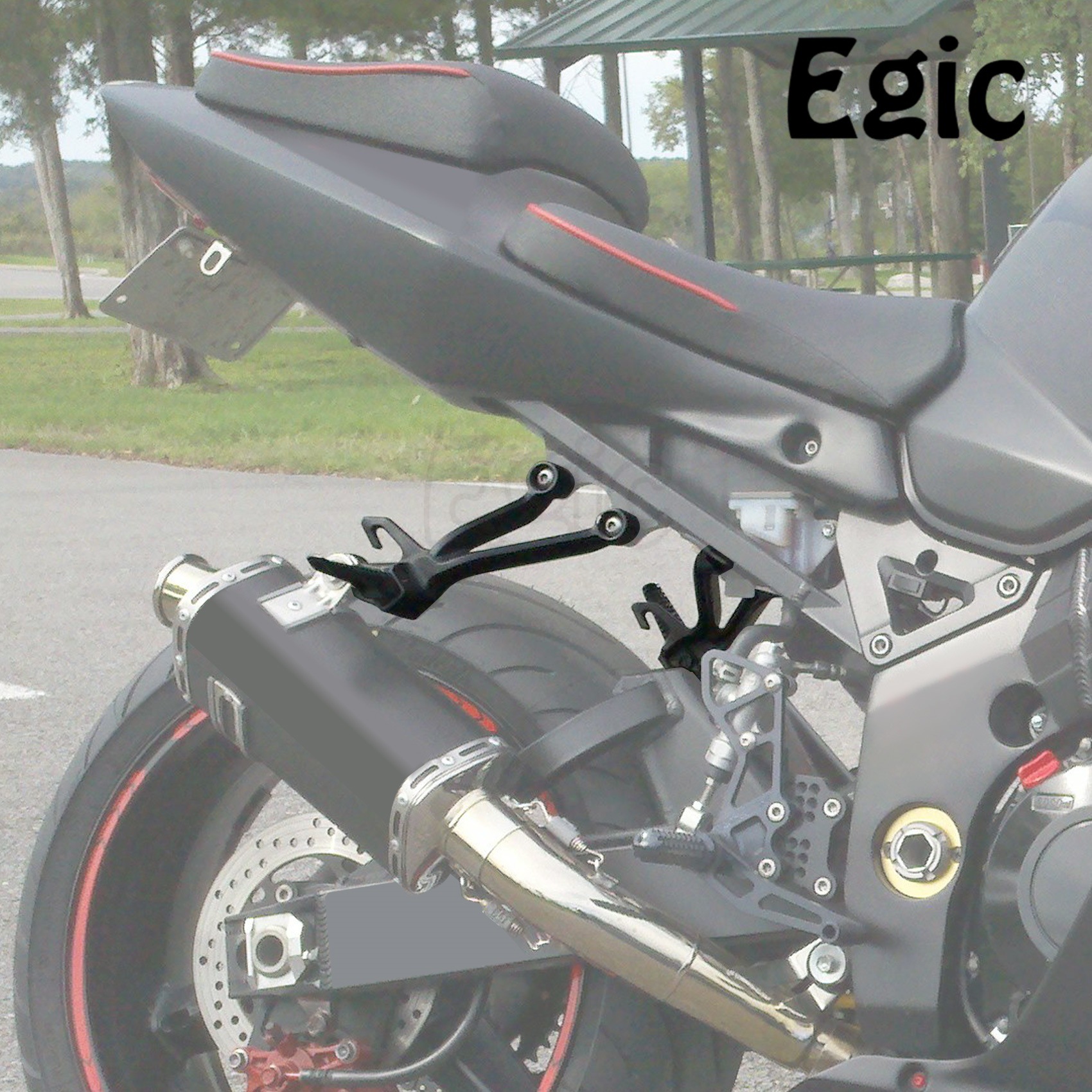 Motorcycle Suitable for Suzuki Gsxr1000 2003-2004 Rear Pedal Assembly Pedal Bracket