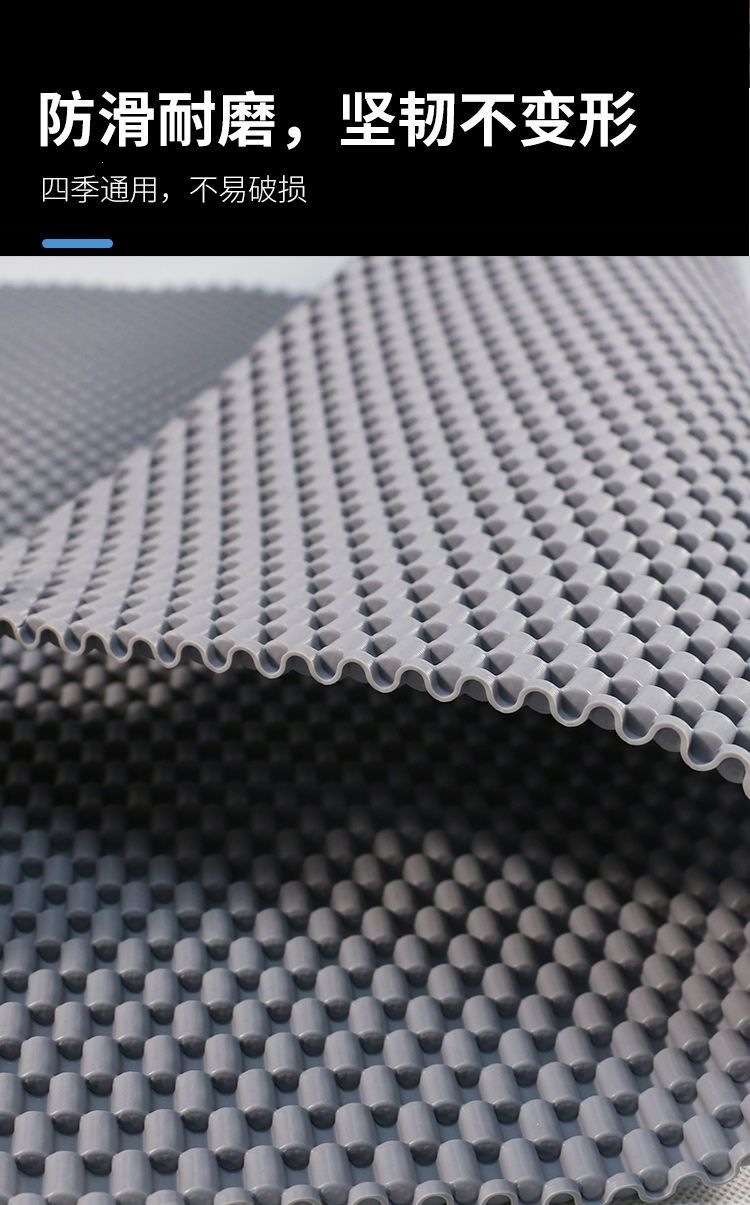 Car latex floor mats PVC rubber truck SUV business vehicle waterproof non-slip universal floor mats can be cut to size