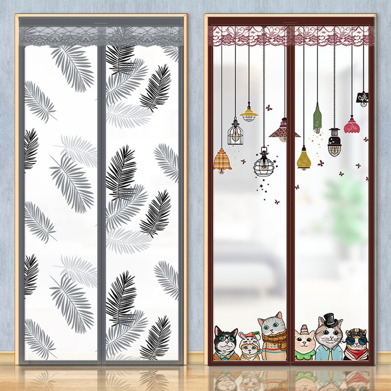 Air-conditioning Door Curtain Partition Curtain Anti-cooling Kitchen Anti-oil Smoke Windshield Kitchen Household Anti-walking Cold Transparent Toilet