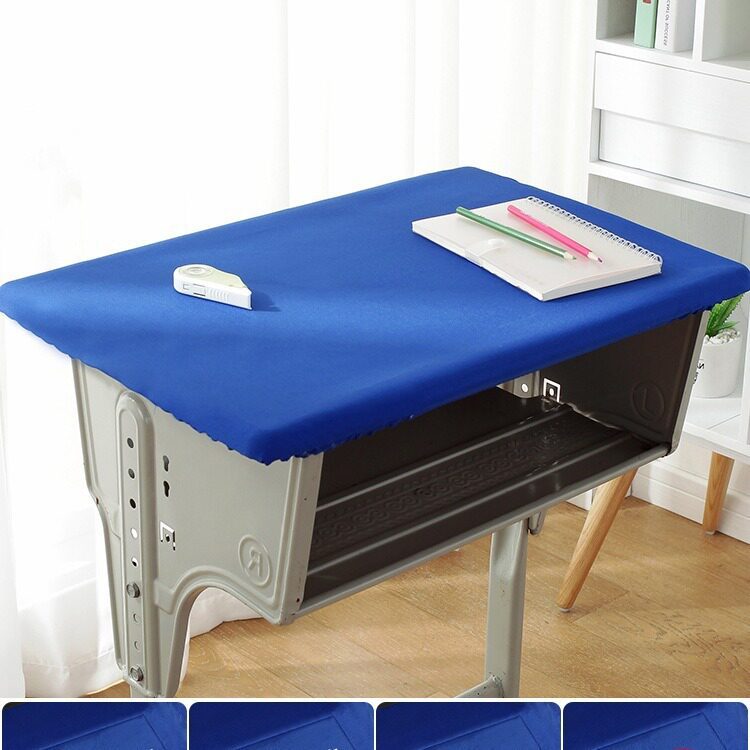 Primary School Student Tablecloth Classroom Desk Cover School Desk Cover 40×60 Single Blue Table Cover Waterproof Student Desk Cover