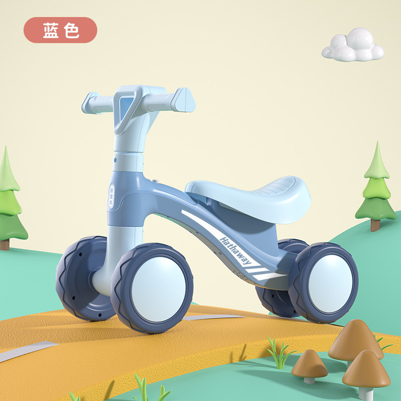 子供用四輪バランスカー、ペダルなし子供用スクーター、幼児用スクーター、1～3歳|undefined