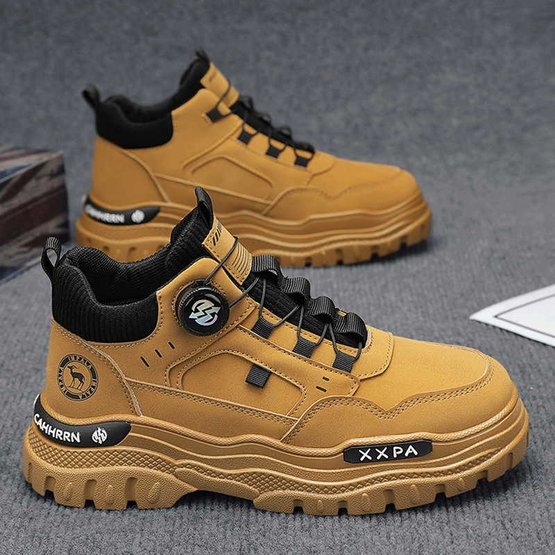 Зимние высокие ботинки Martens, альпинистский спортивный стиль, рифлёная подошва, размеры 39–44