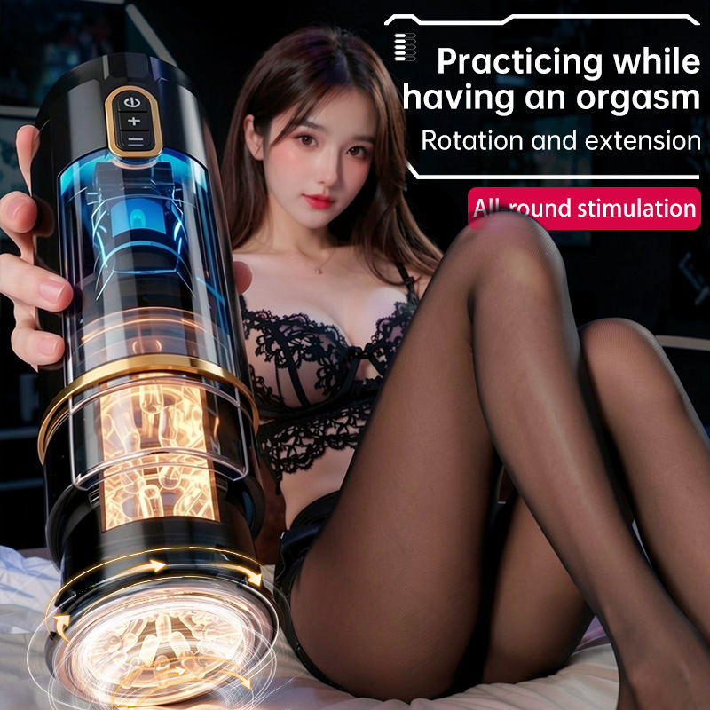 Night Sakura totalmente automático masculino telescópico rotativo avión taza de baño de agua masturbador de artículos sexuales interesantes para adultos explotadores transfronterizos