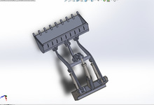 装载机设计/工作装置液压传动系统轮式差速器变速箱驱动桥铲斗