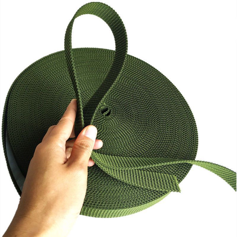 Wear-resistant thickened Army Green truck brake rope binding belt Mazer belt flat belt braided rope binding rope truck rope