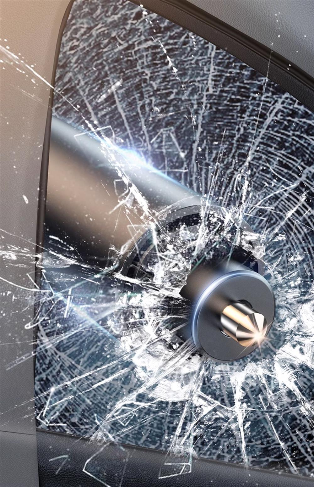 Window breaker car safety hammer car multifunctional emergency escape hammer one second window broken without fear of water pressure emergency tool