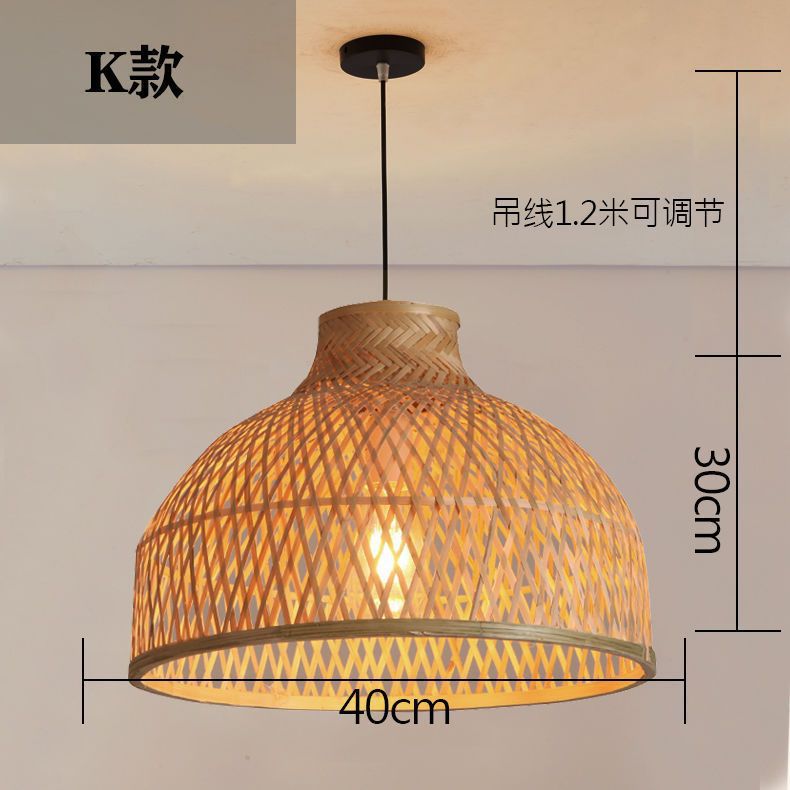 Linterna de personalidad creativa, pantalla japonesa de bambú, candelabro de arte de bambú, bambú, salón de té Zen, mesa de té, lámpara de bambú