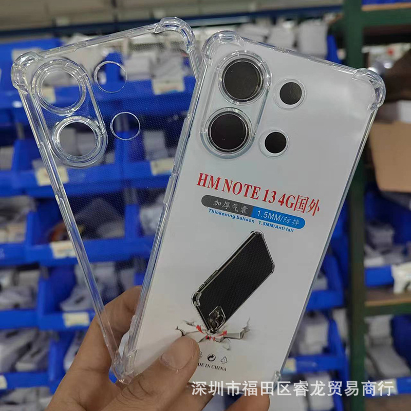 For Xiaomi 14 phone case transparent Red Mi Note 12 protective case 13T PRO case Redmi NOTE13