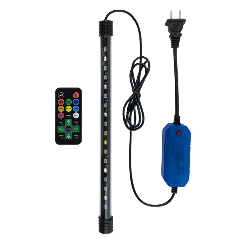 Лампа для аквариума светодиодное Освещение пульт дистанционного управления Изменение цвета Регулируемая осветляющая верхняя крышка Водонепроницаемая Подсветка лампа для дайвинга энергосберегающая супер яркая лампа