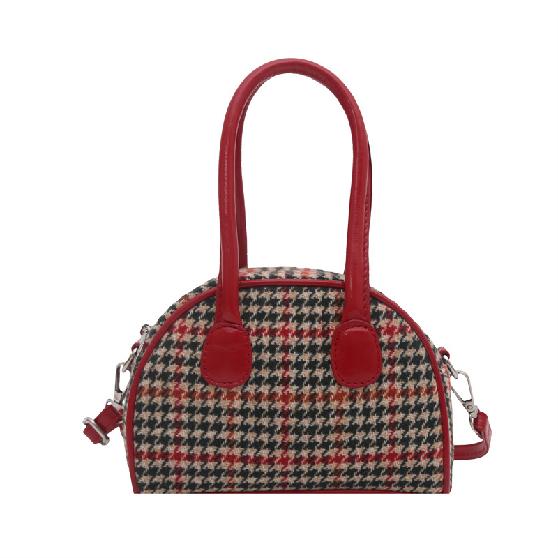 Bolso desnudo de tamaño pequeño rojo