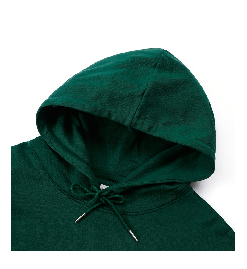 登爵男装 2022秋季新款卫衣 重磅380g纯棉情侣连帽卫衣