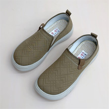 秋季新款老北京布鞋轻便舒适透气女士单鞋软底一脚蹬懒人鞋妈妈鞋