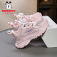 Babu beans children's shoes girls net shoes spring and autumn 2025 summer new hollow breathable children's large mesh sneaker