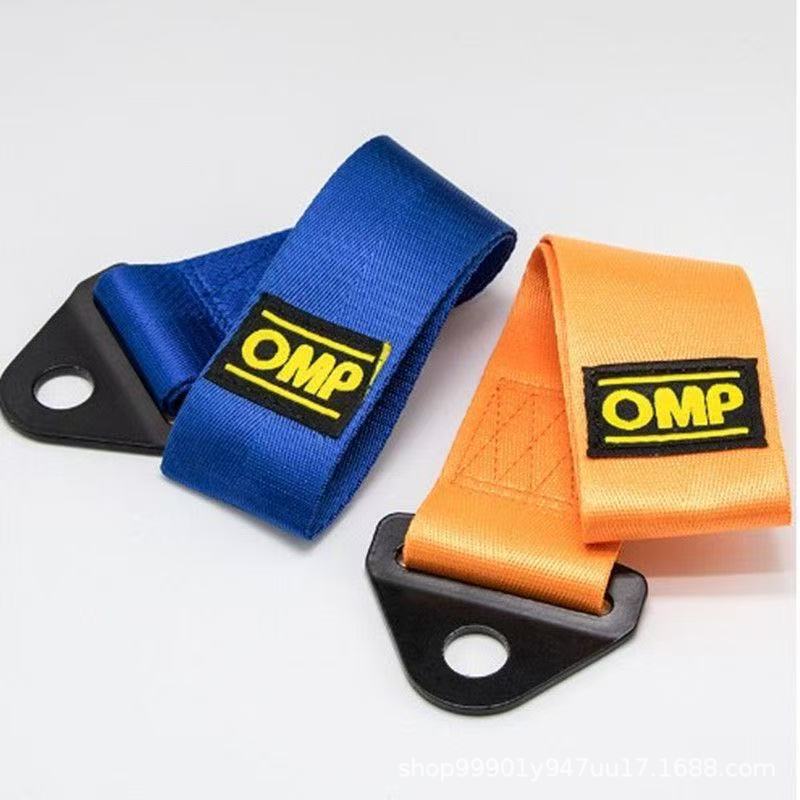 OMP Tow Strap Racing Towing Strap Bumper Decoration
